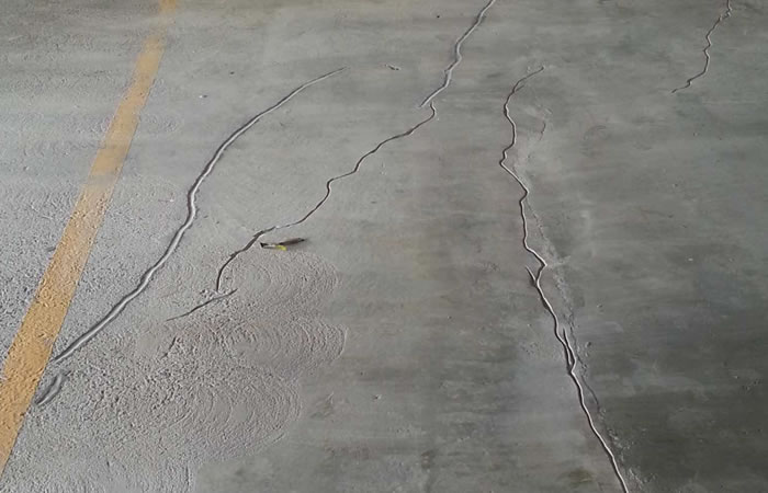 repair cracked concrete